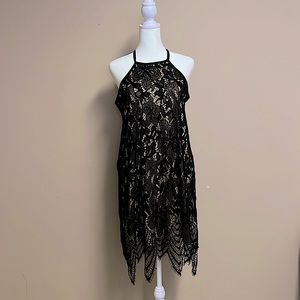 Black Lace dress. Size Large.